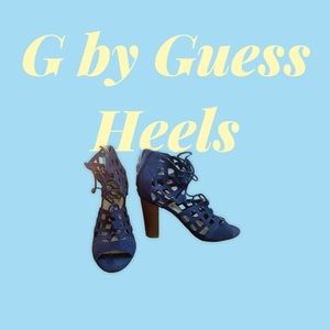 G by Guess Navy Heels